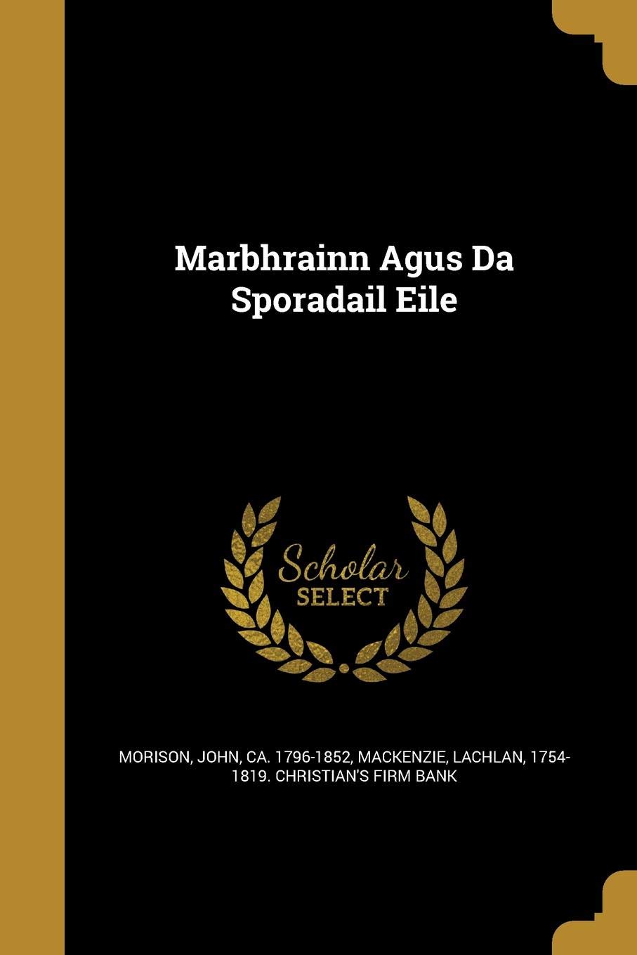 MARBHRAINN AGUS DA SPORADAIL E Social Sciences