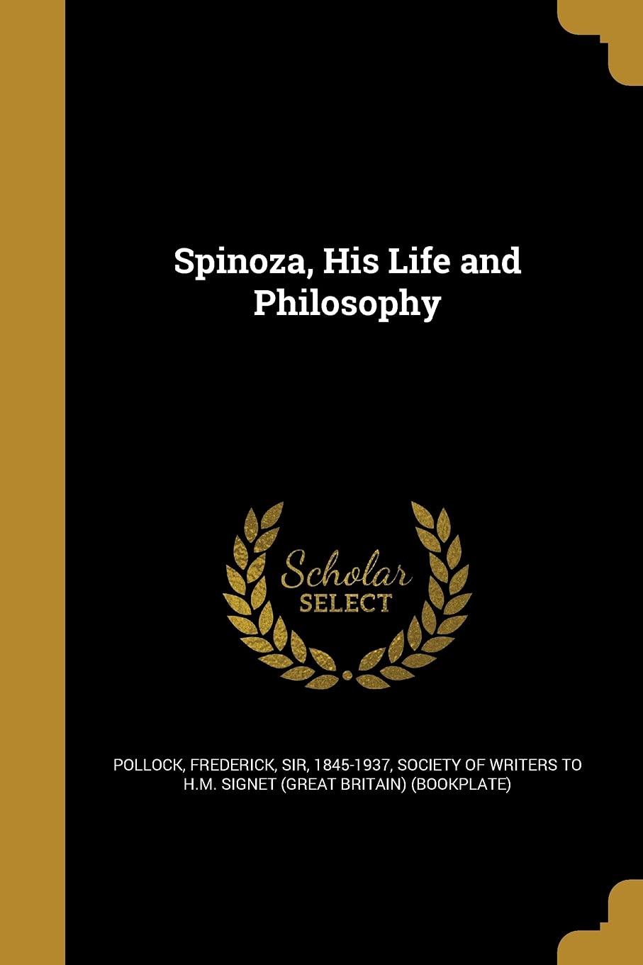SPINOZA HIS LIFE & PHILOSOPHY Social Sciences