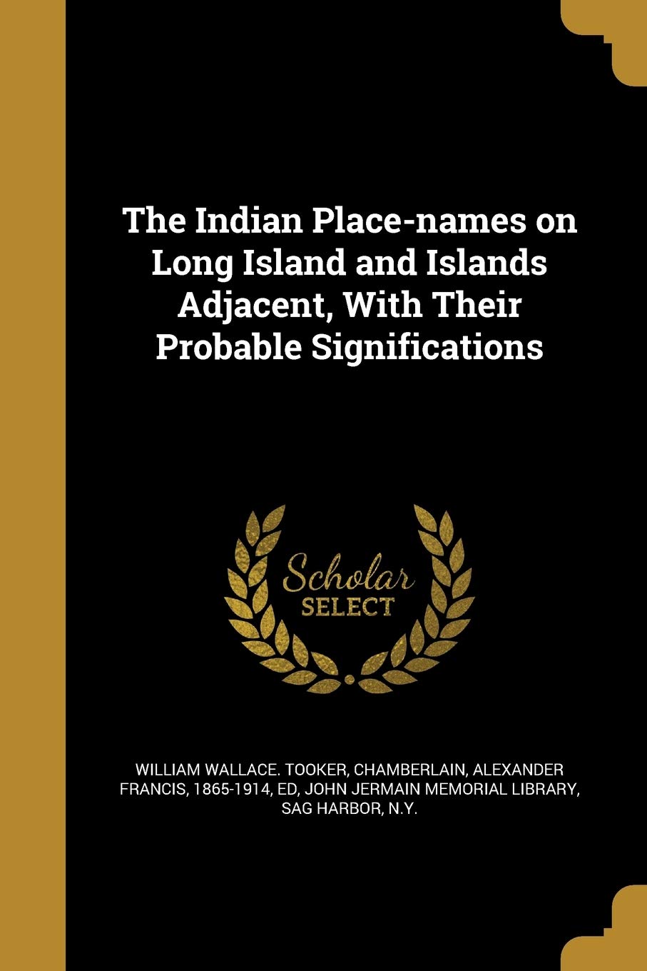 INDIAN PLACE-NAMES ON LONG ISL Social Sciences