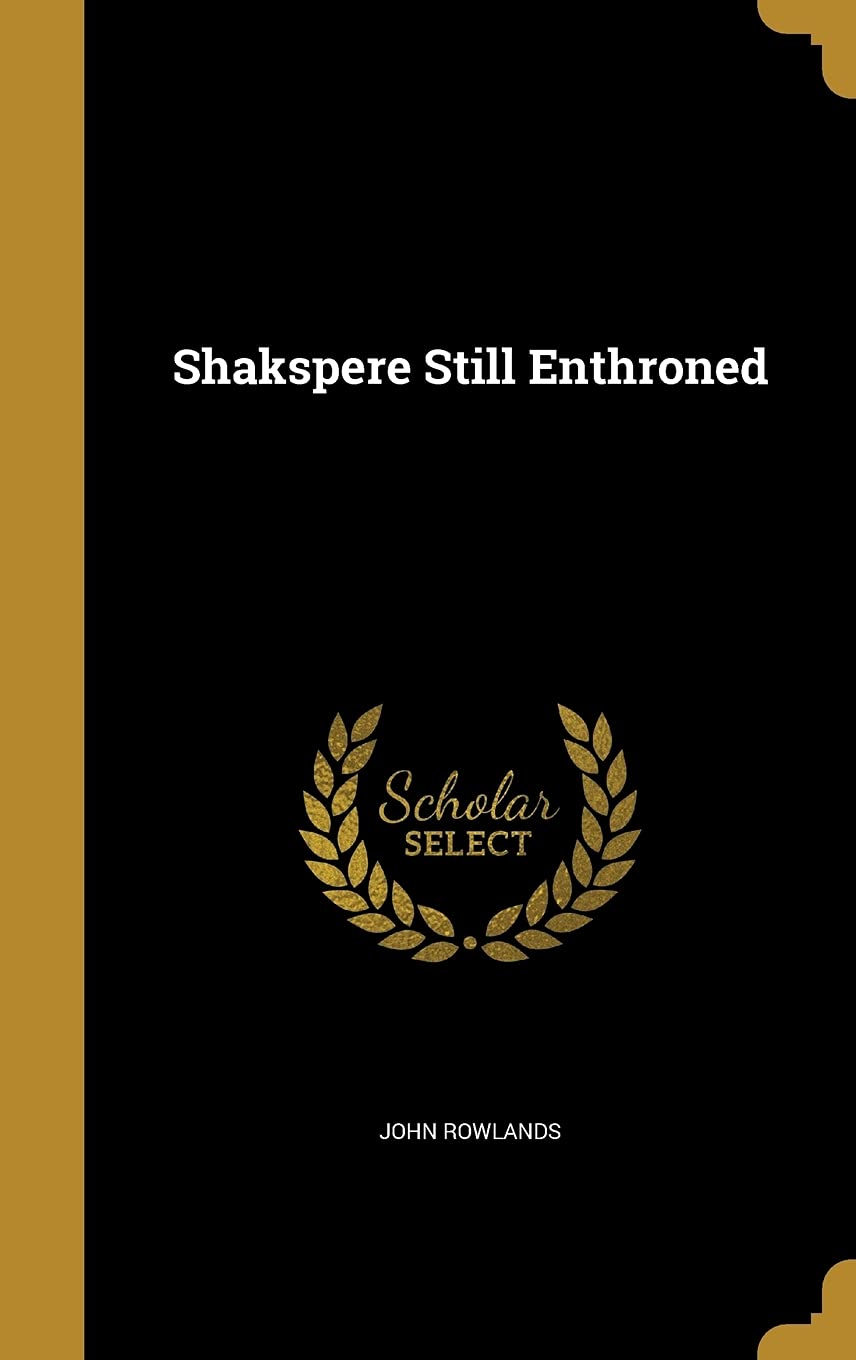 Product Image: Shakspere Still Enthroned