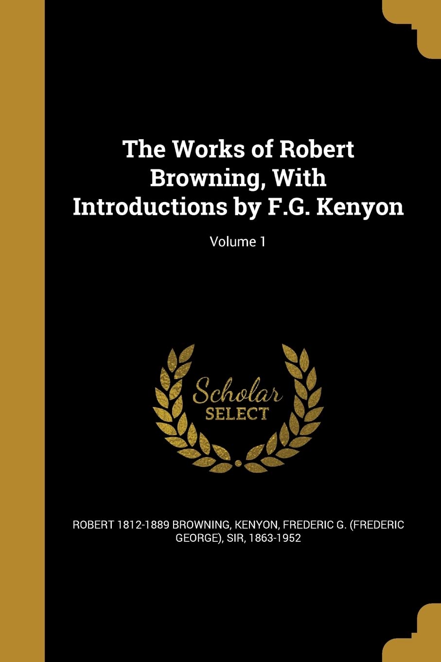 WORKS OF ROBERT BROWNING W/INT Social Sciences