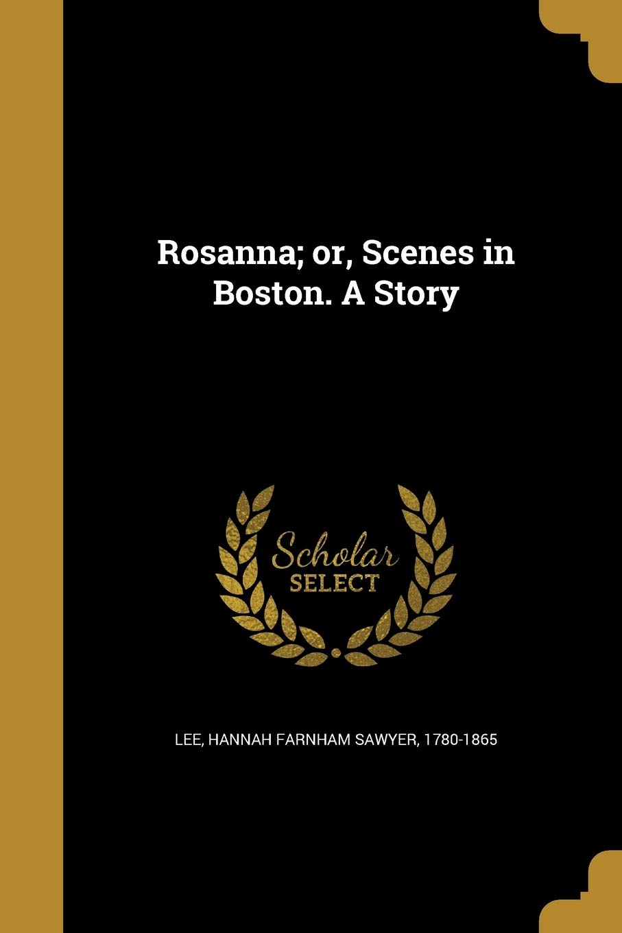ROSANNA OR SCENES IN BOSTON A Social Sciences