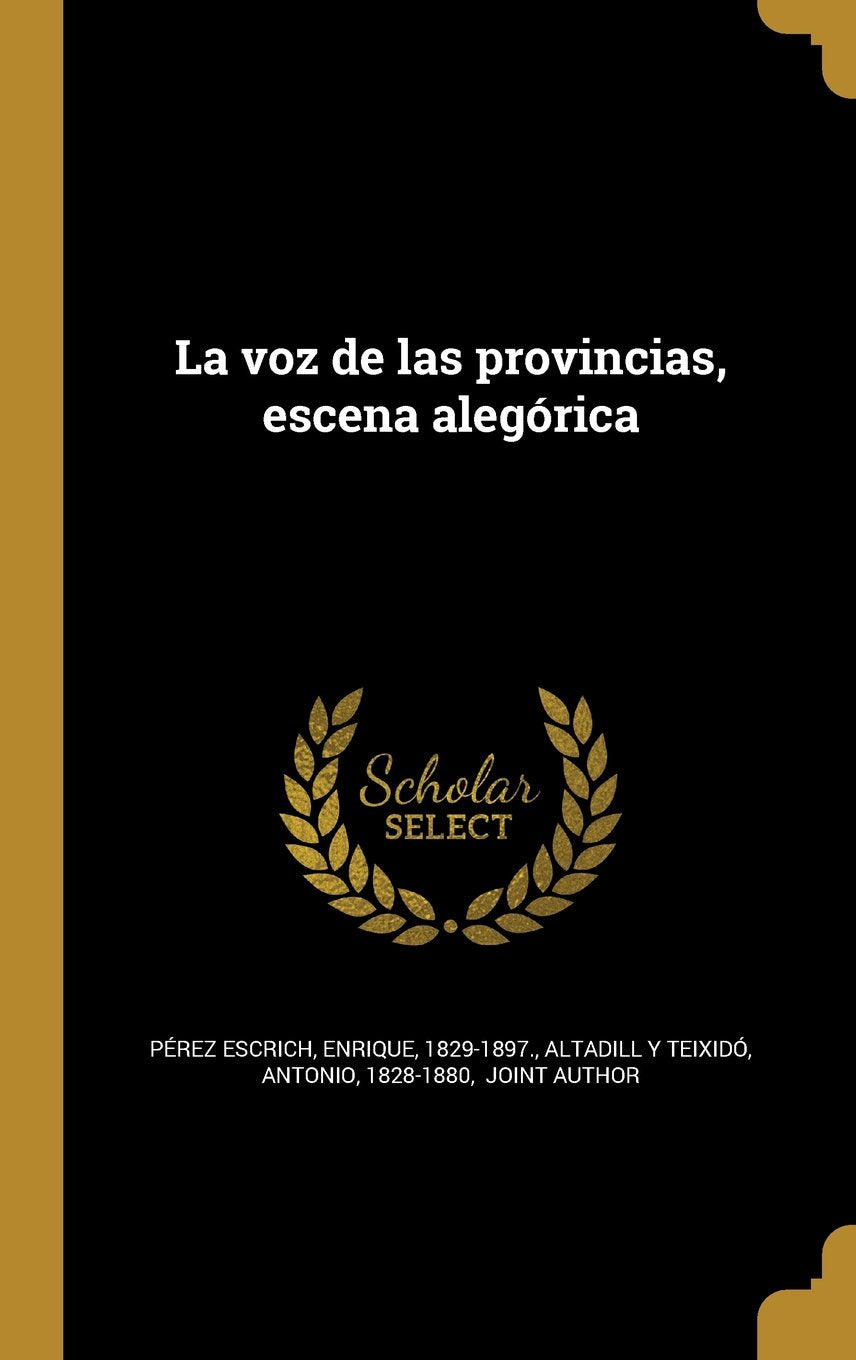 La Voz de Las Provincias, Escena Alegorica Books