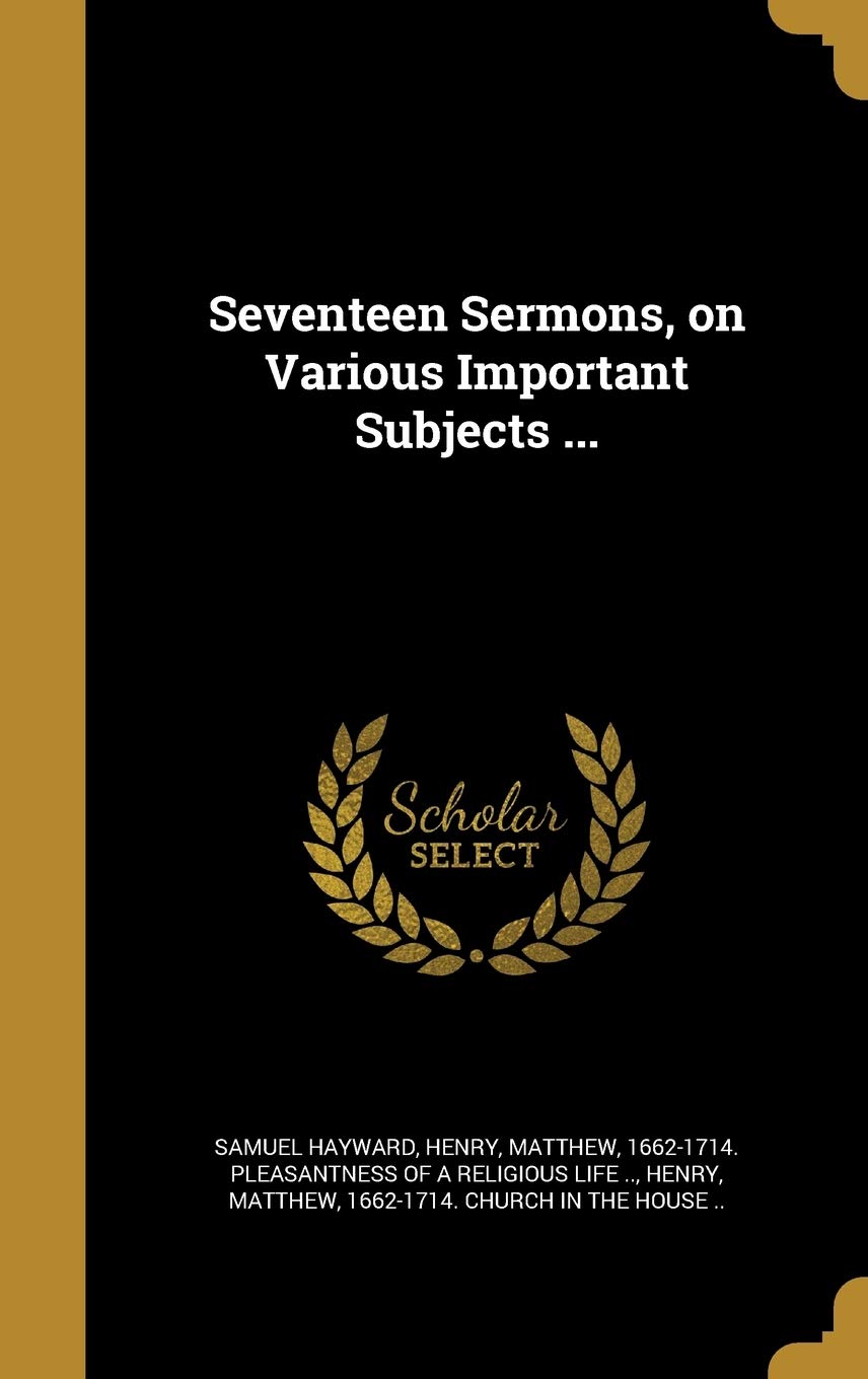 Product Image: 17 SERMONS ON VARIOUS IMPORTAN