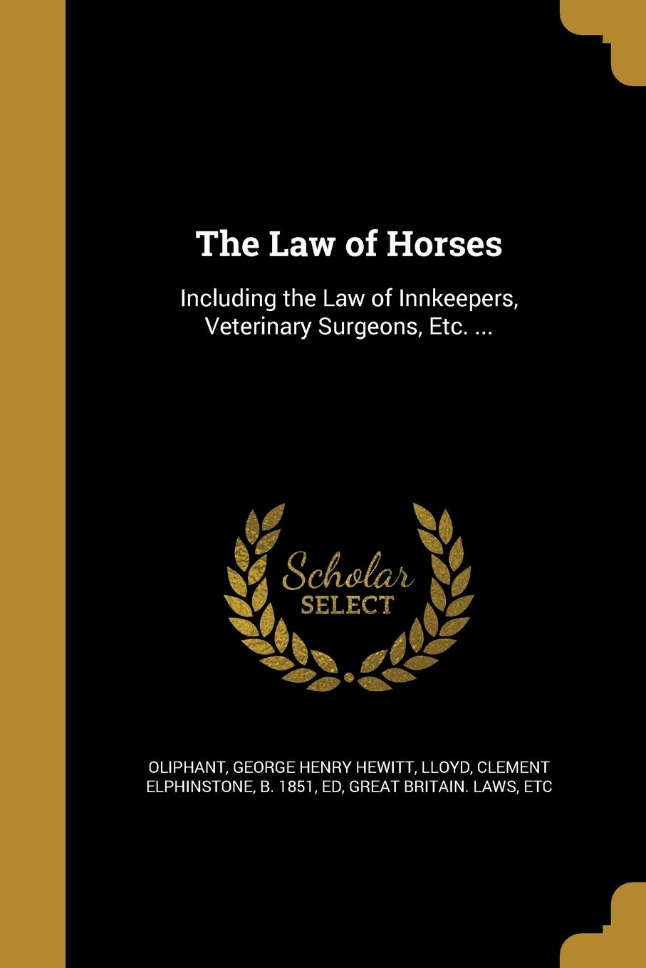 LAW OF HORSES Social Sciences