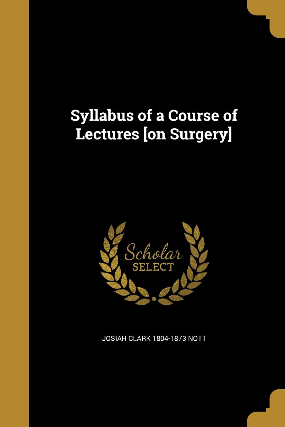 Syllabus of a Course of Lectures book
