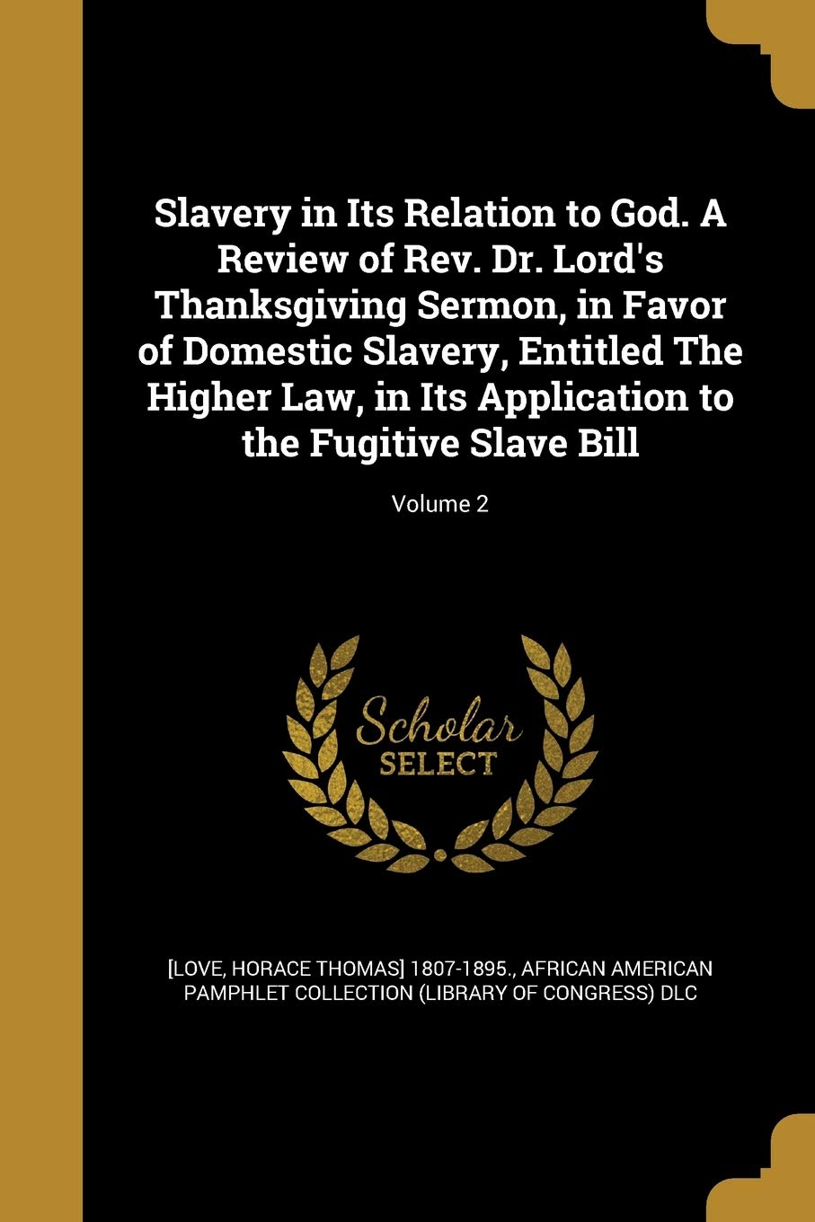 SLAVERY IN ITS RELATION TO GOD Social Sciences