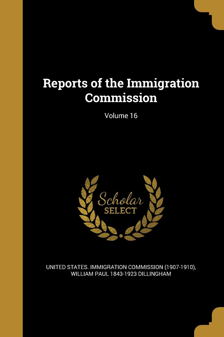 REPORTS OF THE IMMIGRATION COM Social Sciences