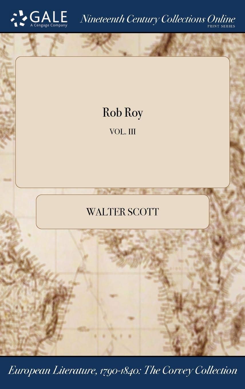 Product Image: Rob Roy; Vol. III
