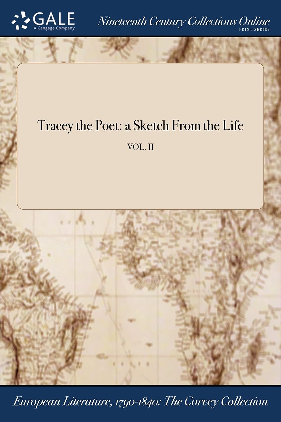 Tracey the Poet: A Sketch from the Life; Vol. II Books
