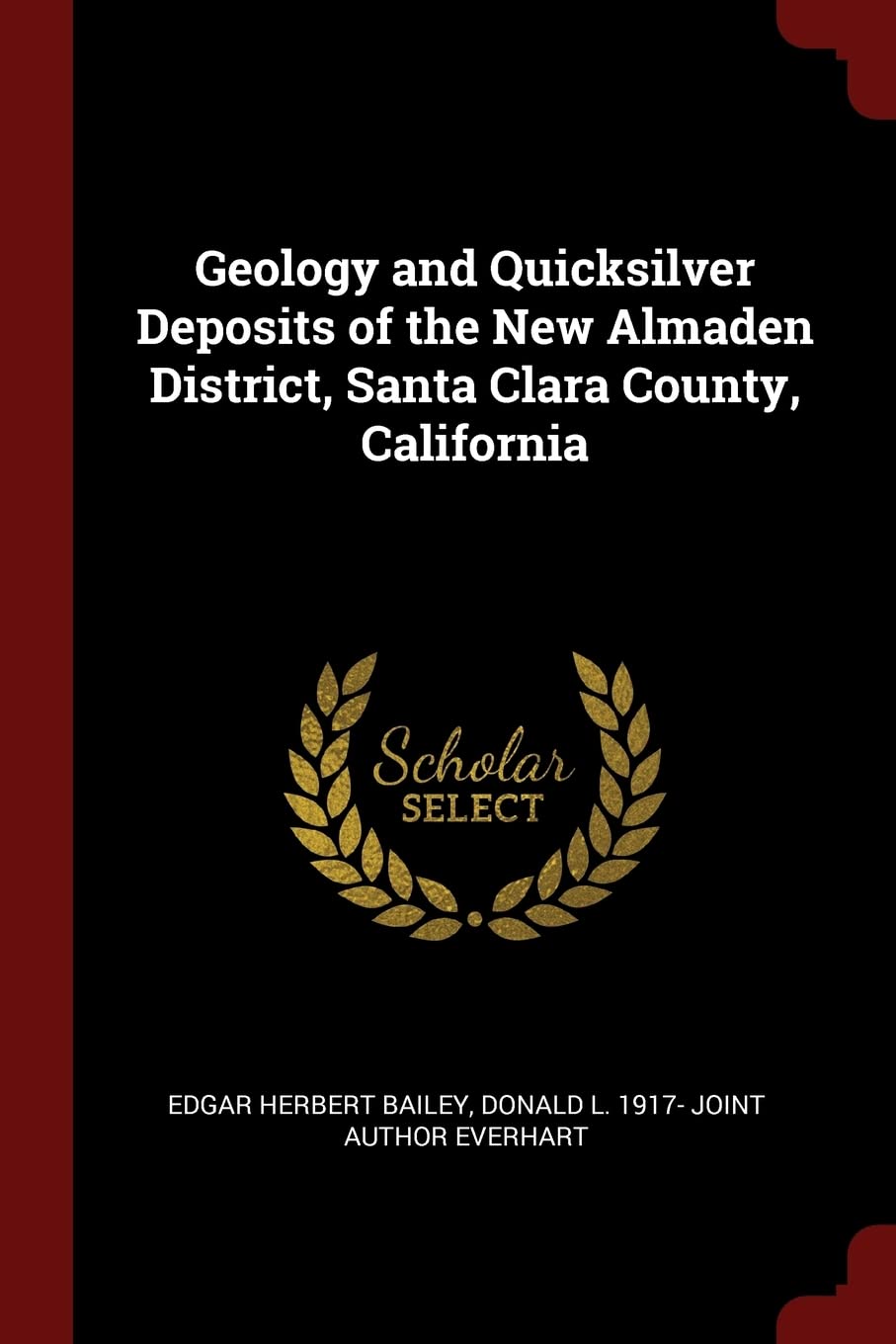 Geology and Quicksilver Deposits of the New Almaden District, Santa Clara County, California Business & Technology
