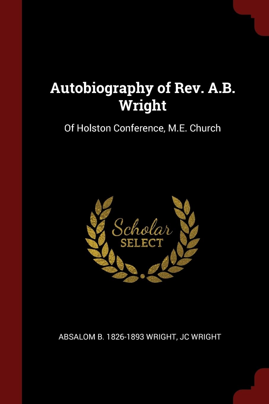 Autobiography of Rev. A.B. Wright: Of Holston Conference, M.E. Church Politics & History