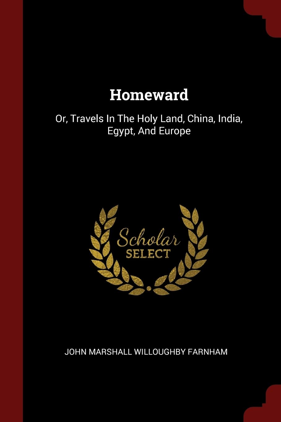Homeward: Or, Travels in the Holy Land, China, India, Egypt, and Europe Politics & History