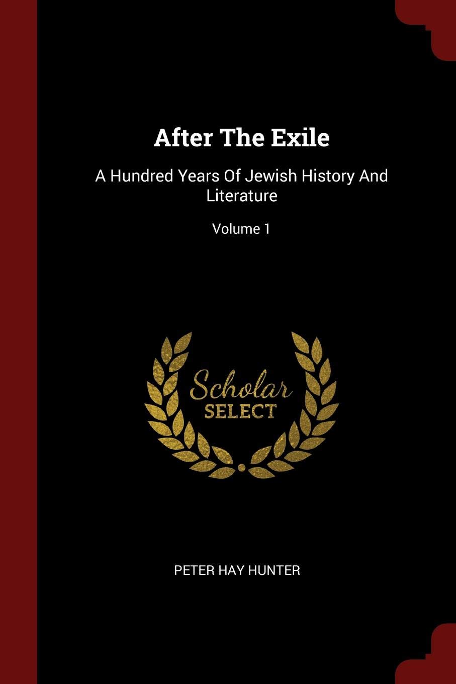 After the Exile: A Hundred Years of Jewish History and Literature; Volume 1 Politics & History