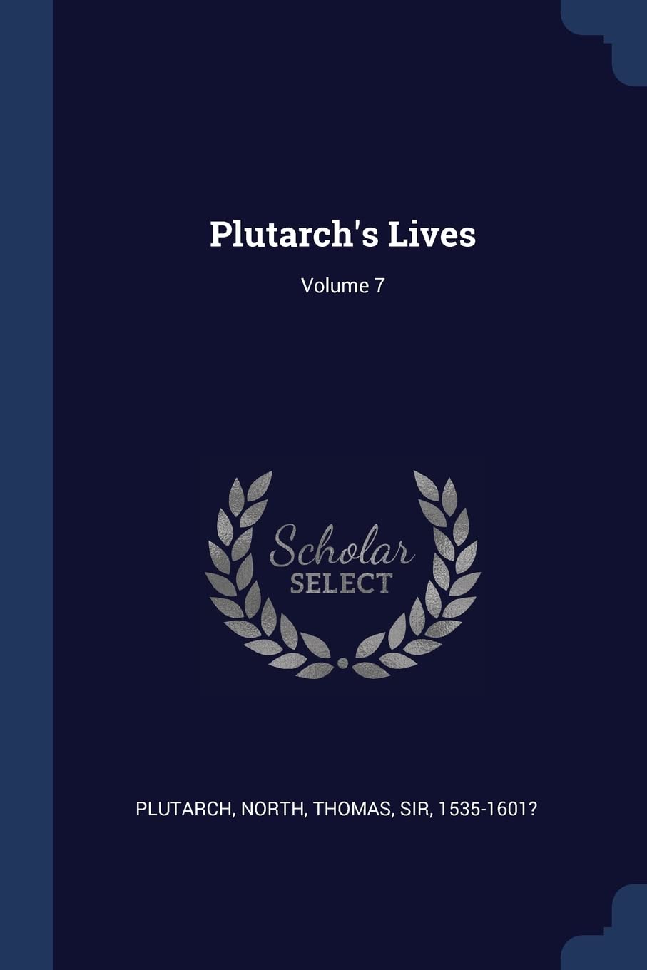 Product Image: Plutarch's Lives; Volume 7
