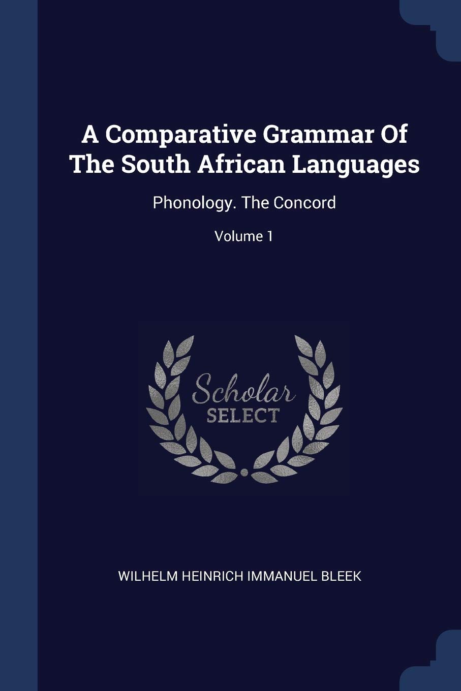 A Comparative Grammar Of The South African Languages: Phonology. The Concord; Volume 1 Politics & History