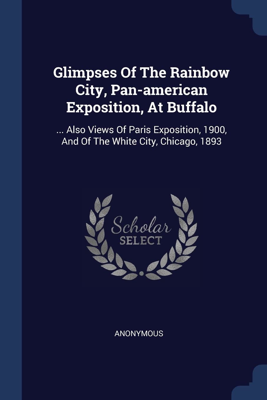 Glimpses Of The Rainbow City, Pan-american Exposition, At Buffalo: ... Also Views Of Paris Exposition, 1900, And Of The White City, Chicago, 1893 Politics & History