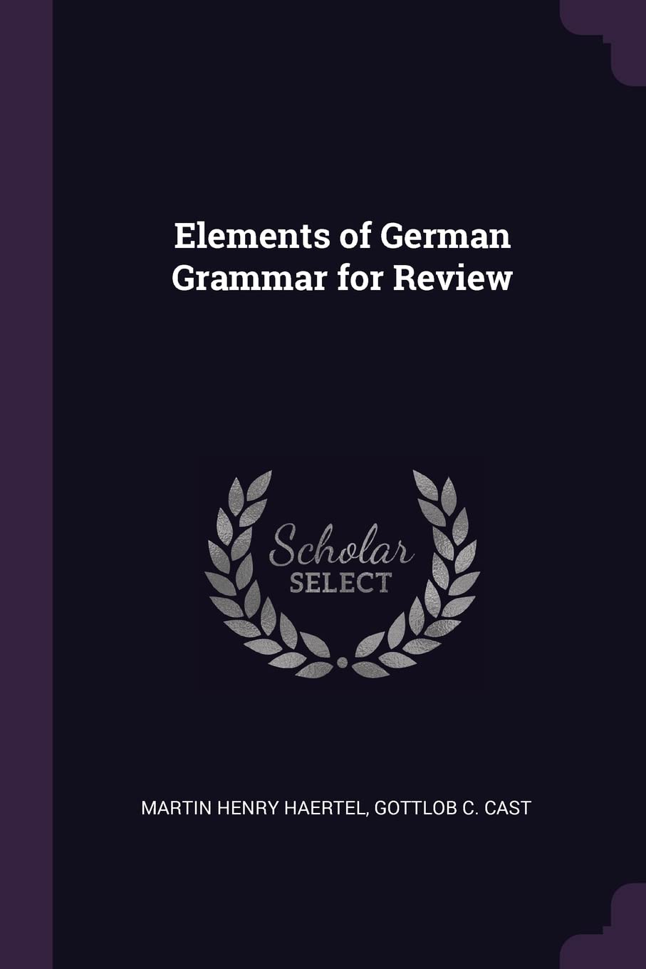 Elements of German Grammar for Review Philosophy