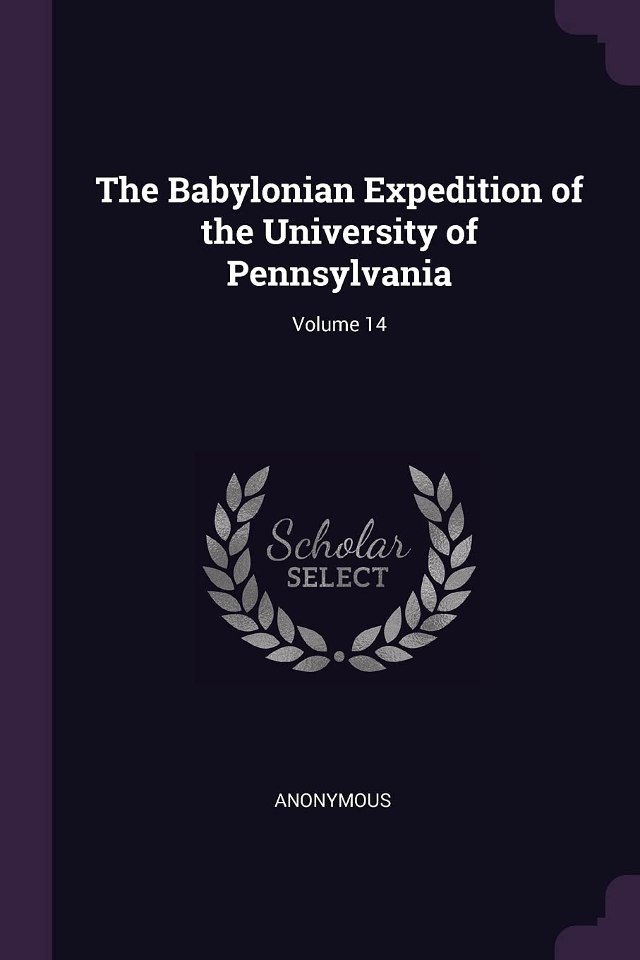 The Babylonian Expedition of the University of Pennsylvania; Volume 14 Foreign Languages ​​& Dictionaries