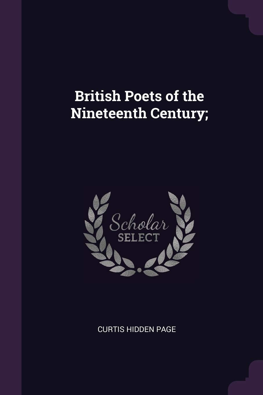 British Poets of the Nineteenth Century; Contemporary literature