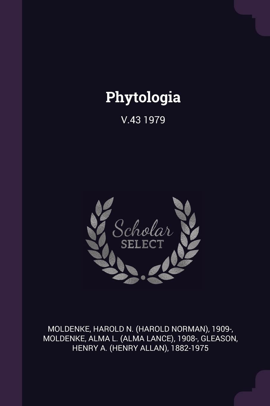 PHYTOLOGIA: V.43 1979 Books