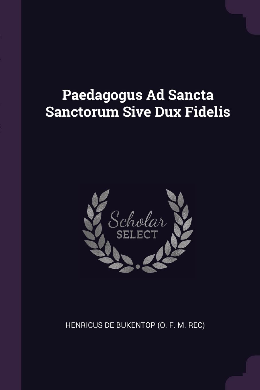 Paedagogus Ad Sancta Sanctorum Sive Dux Fidelis Politics & History