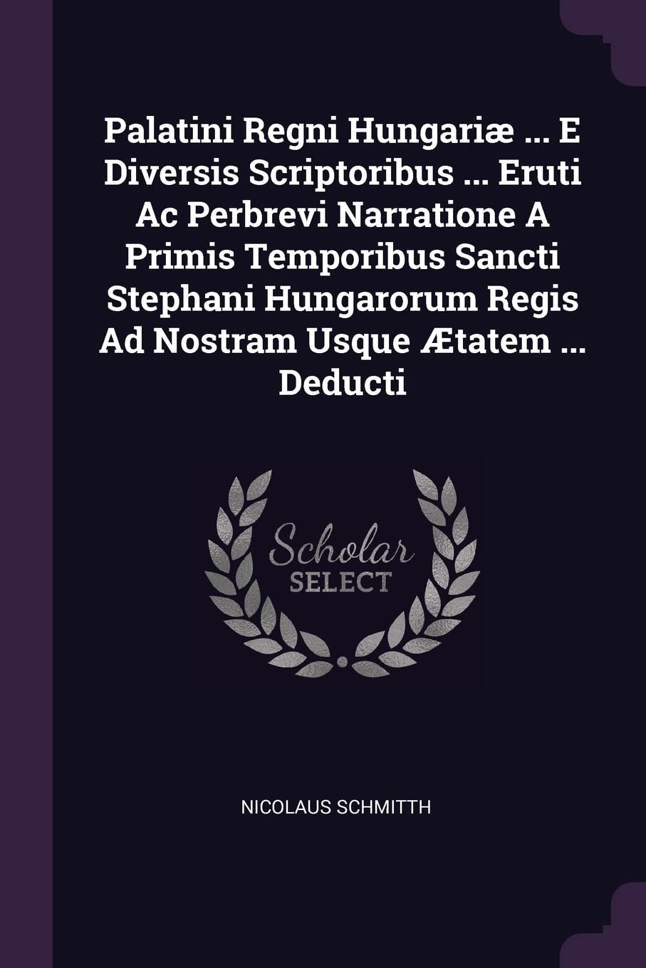 Palatini Regni Hungariæ ... E Diversis Scriptoribus ... Eruti Ac Perbrevi Narratione A Primis Temporibus Sancti Stephani Hungarorum Regis Ad Nostram Usque Ætatem ... Deducti Politics & History