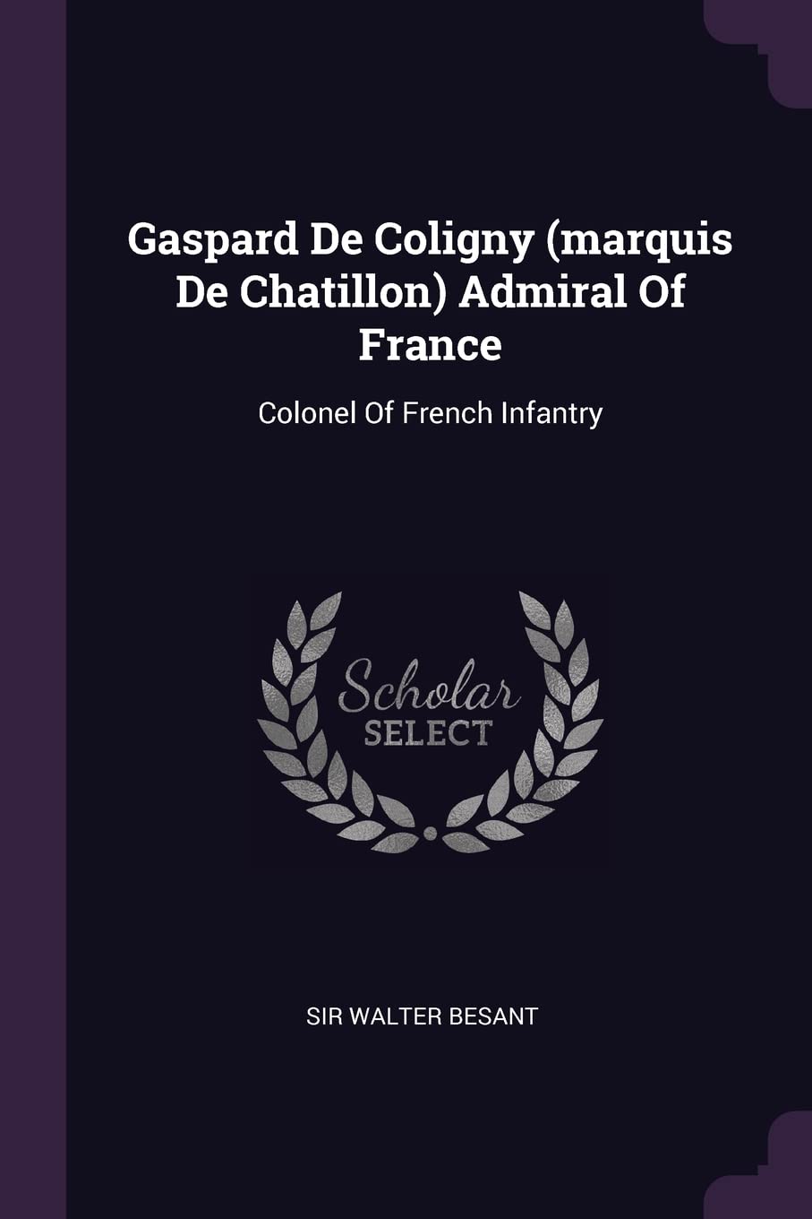 Gaspard De Coligny (marquis De Chatillon) Admiral Of France: Colonel Of French Infantry Politics & History