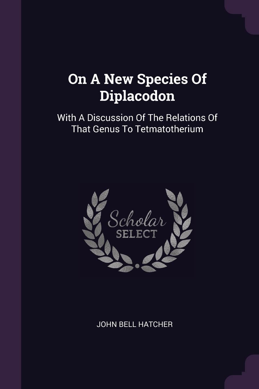 On A New Species Of Diplacodon: With A Discussion Of The Relations Of That Genus To Tetmatotherium Politics & History