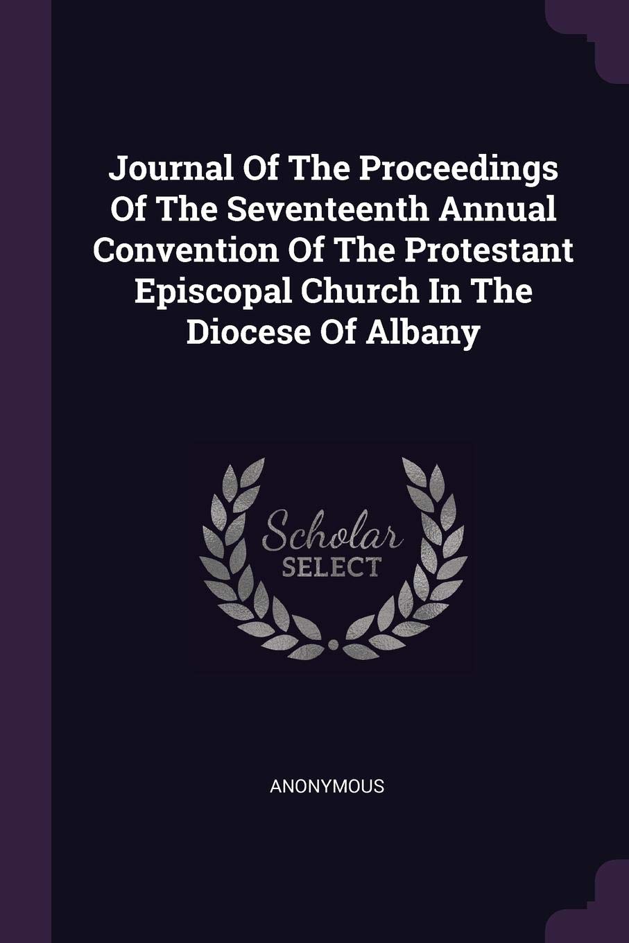Journal of the Proceedings of the Seventeenth Annual Convention of the Protestant Episcopal Church in the Diocese of Albany Politics & History