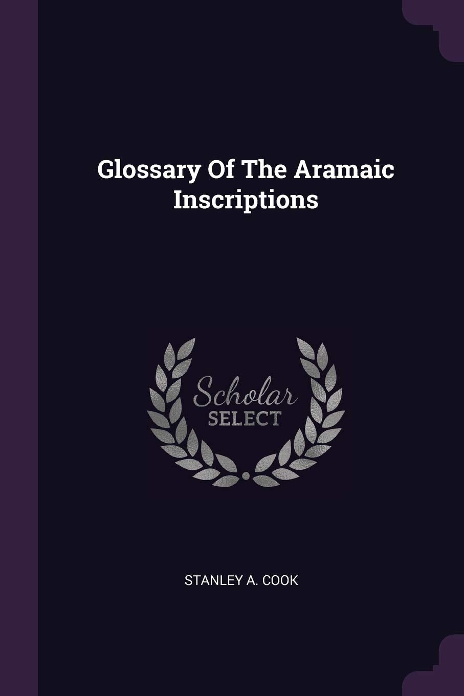 Glossary Of The Aramaic Inscriptions Politics & History