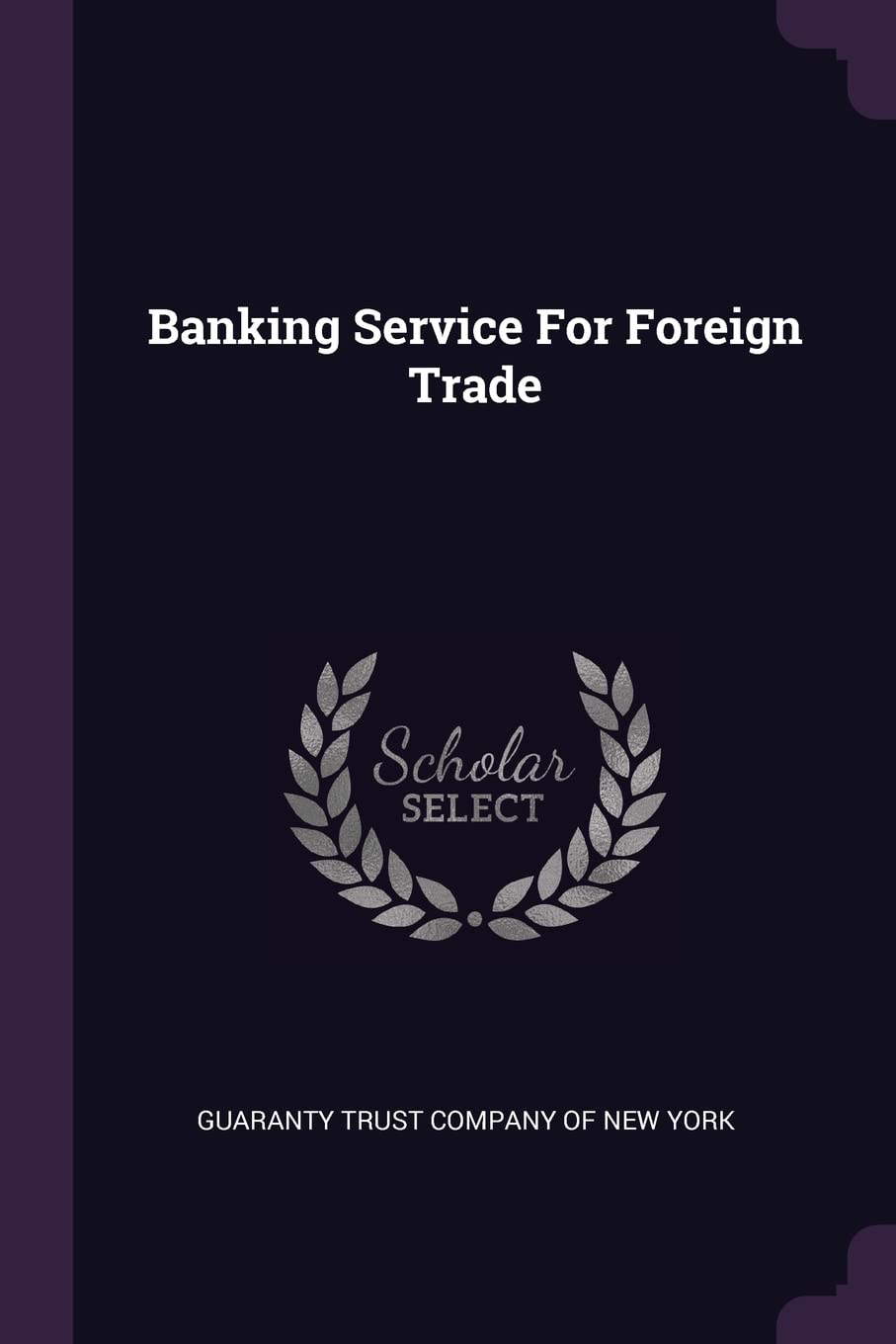 Banking Service For Foreign Trade Politics & History