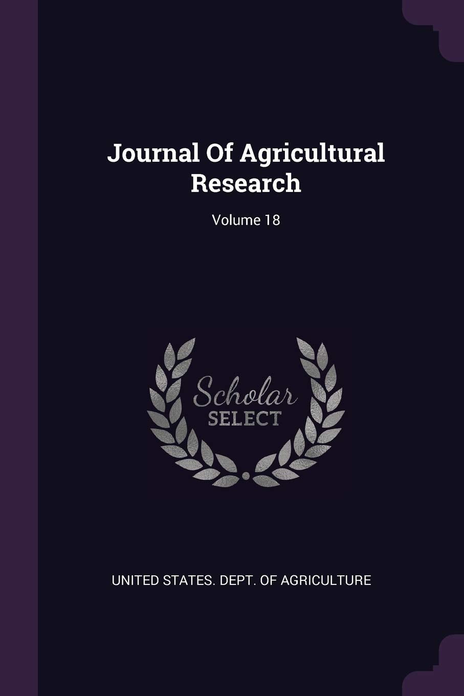Journal Of Agricultural Research; Volume 18 Business, Finance & Career
