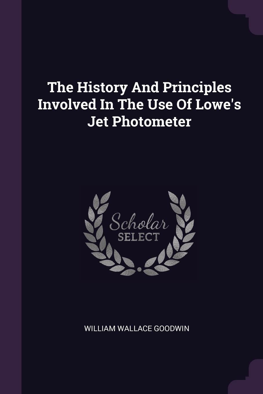 The History And Principles Involved In The Use Of Lowe's Jet Photometer Politics & History