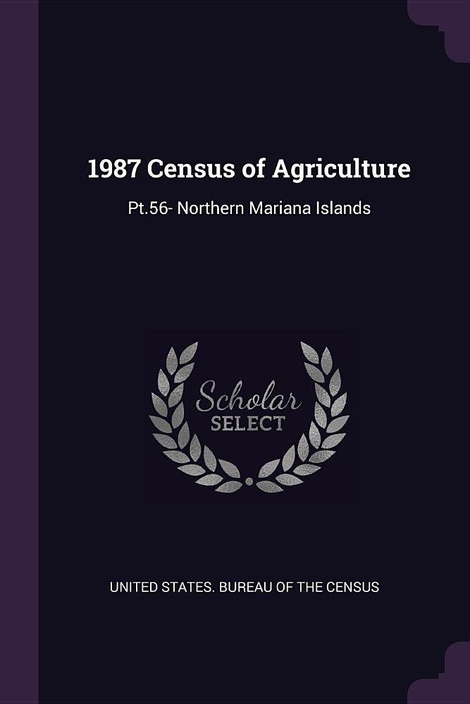 1987 CENSUS OF AGRICULTURE Books