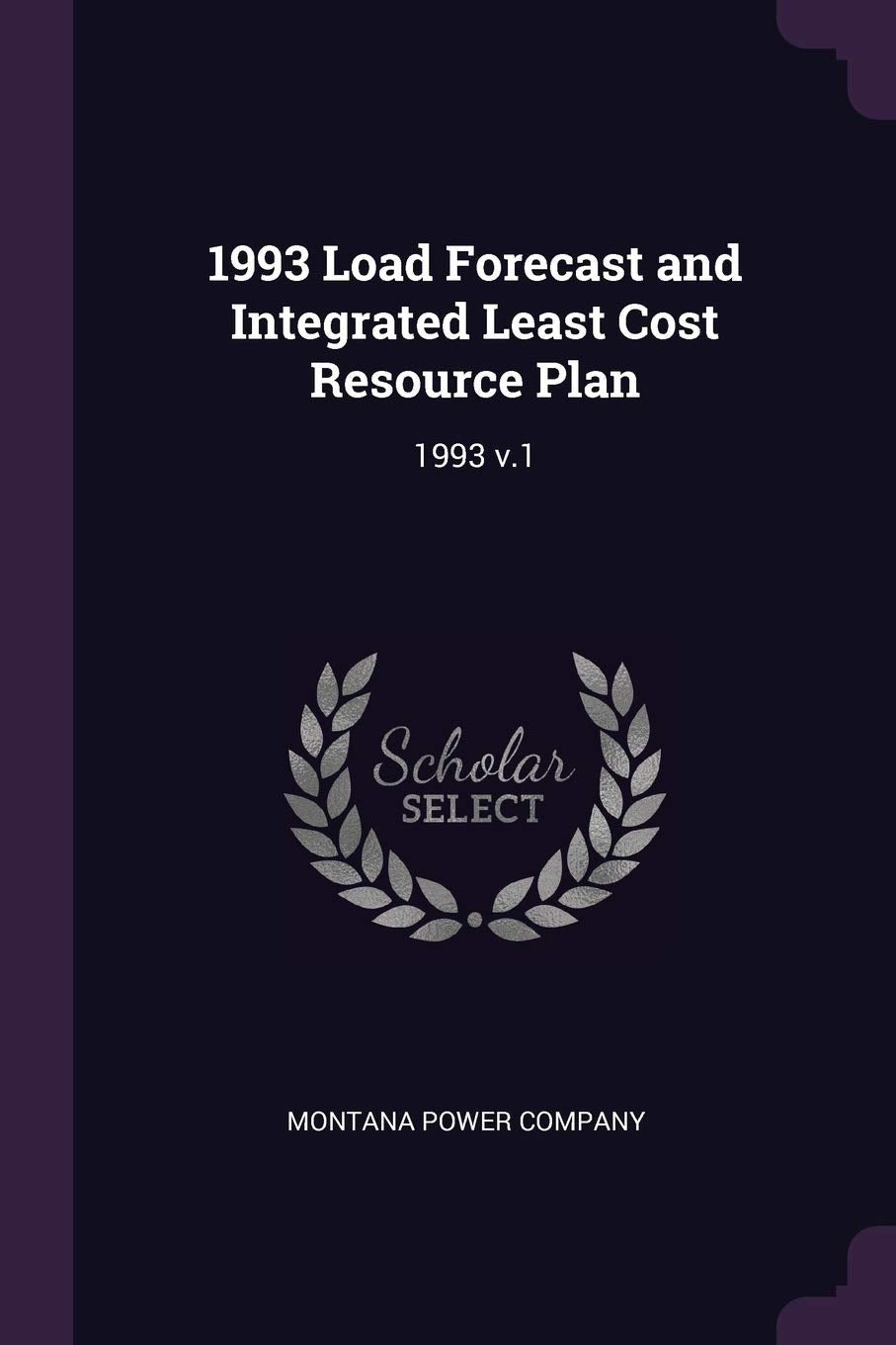 1993 Load Forecast and Integrated Least Cost Resource Plan: 1993 v.1 Politics & History