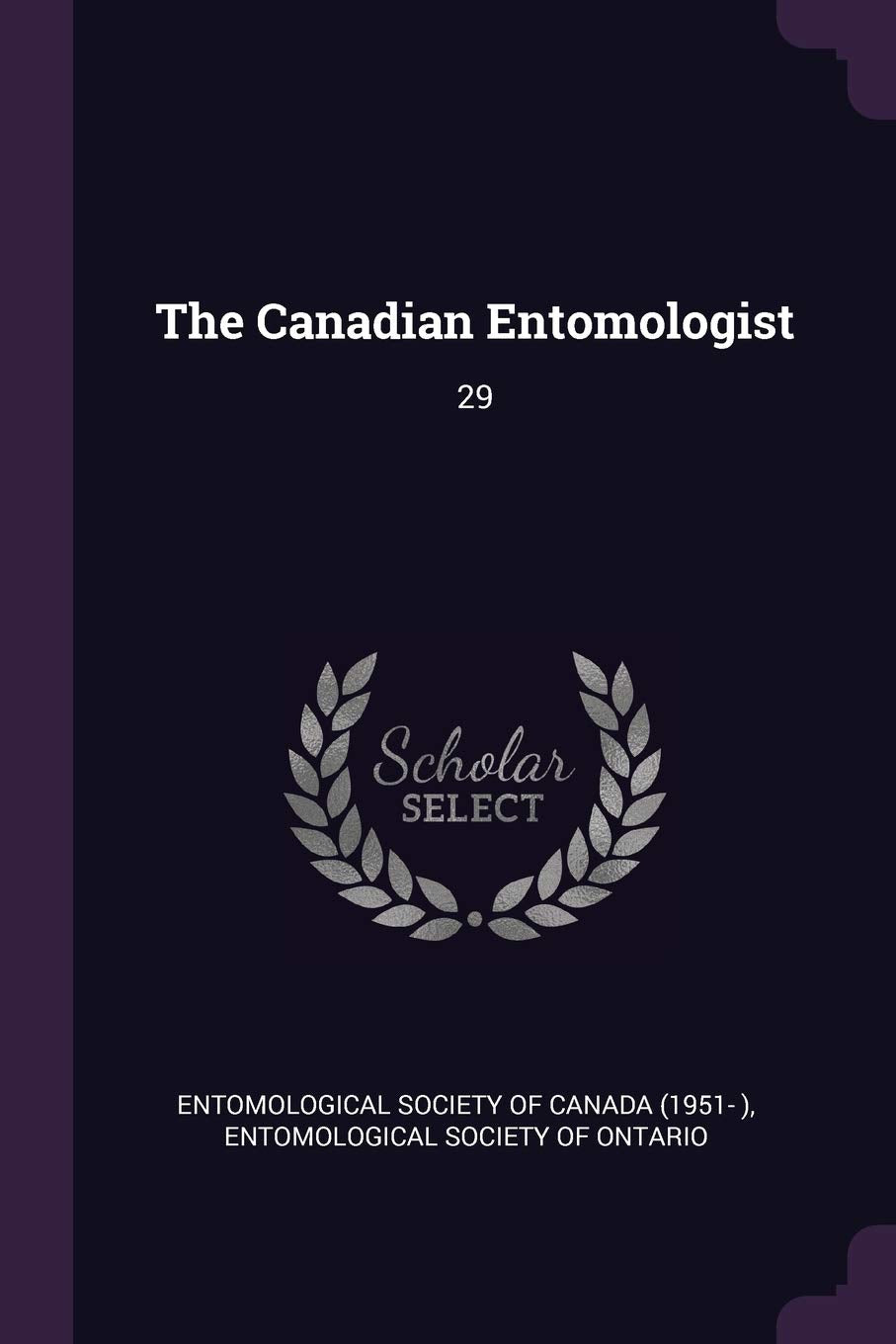 The Canadian Entomologist: 29 Politics & History