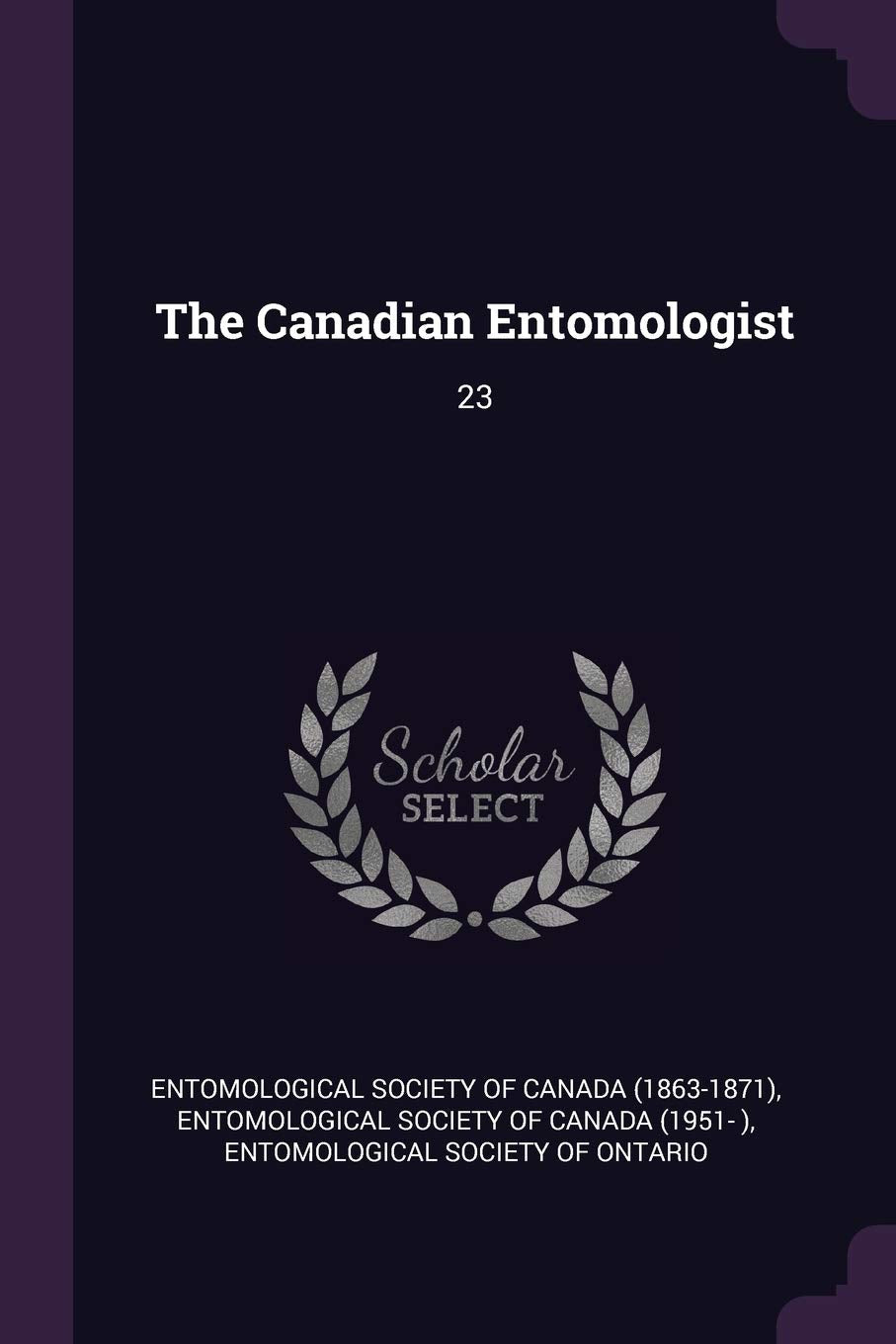The Canadian Entomologist: 23 Politics & History