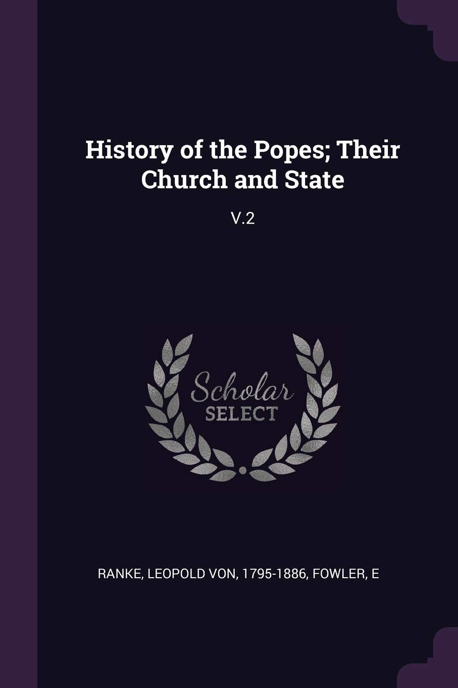 HIST OF THE POPES THEIR CHURCH: V.2 Philosophy
