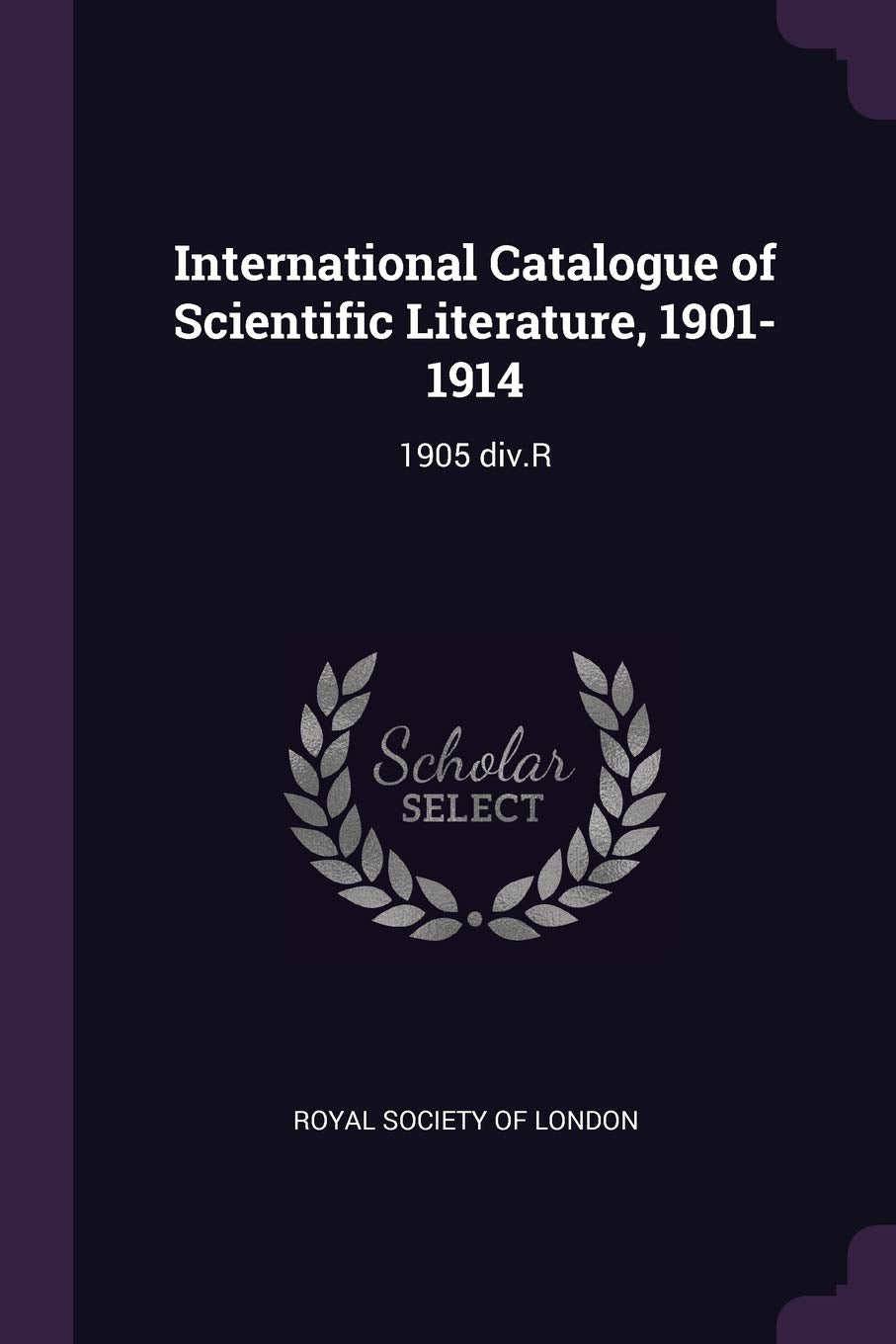 INTL CATALOGUE OF SCIENTIFIC L book