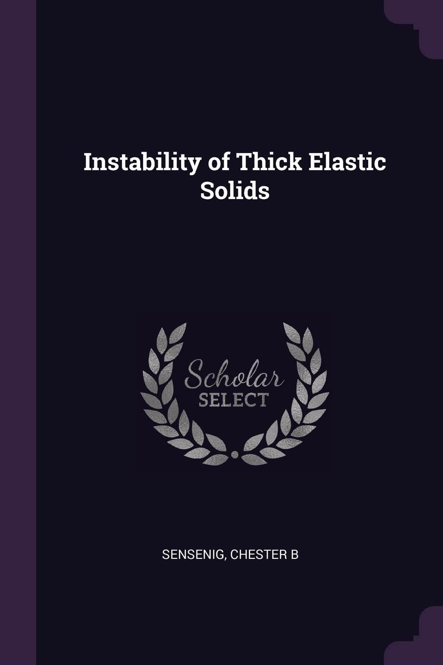 Product Image: Instability of Thick Elastic Solids