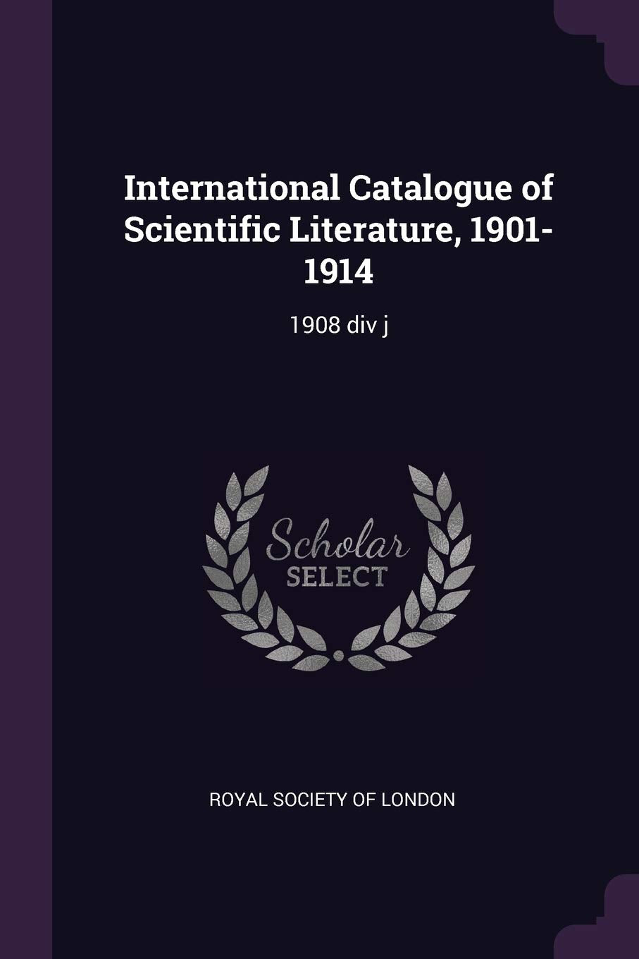 International Catalogue of Scientific Literature, 1901-1914: 1908 div j Politics & History
