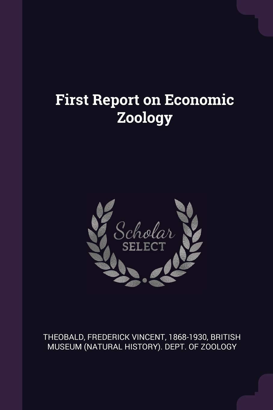 First Report on Economic Zoology book