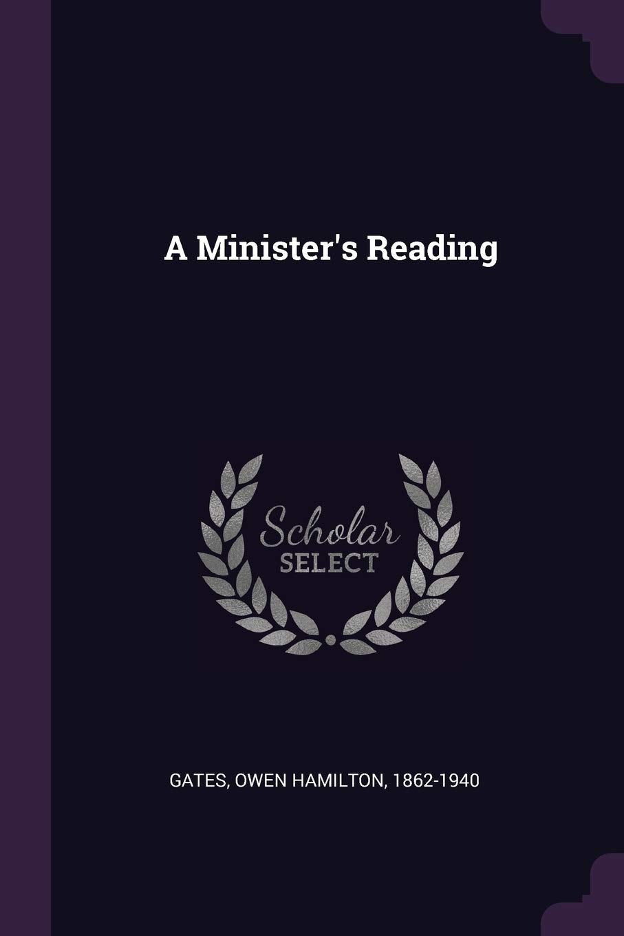 Product Image: A Minister's Reading