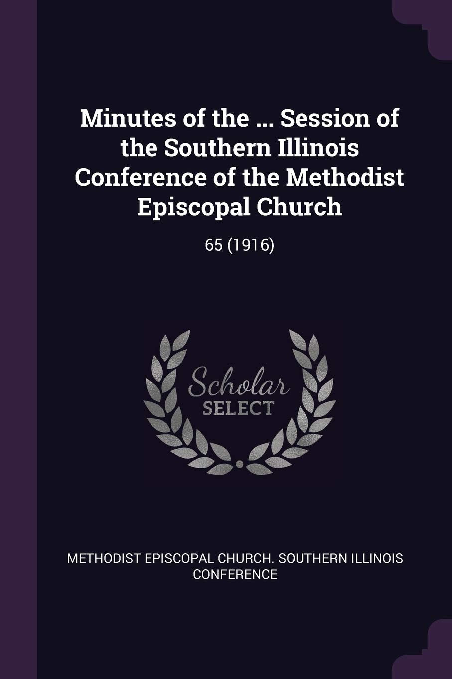 Minutes of the ... Session of the Southern Illinois Conference of the Methodist Episcopal Church: 65 (1916) Politics & History