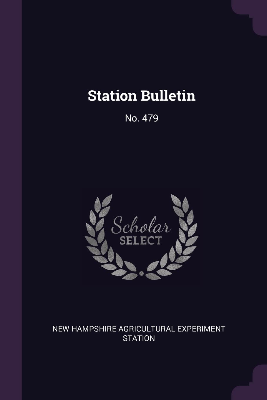 STATION BULLETIN: No. 479 Books