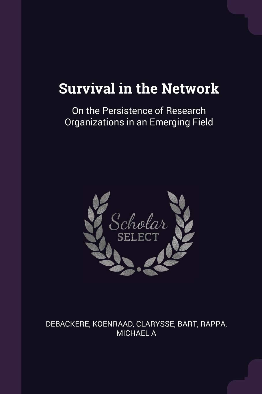 Survival in the Network: On the Persistence of Research Organizations in an Emerging Field Social Sciences
