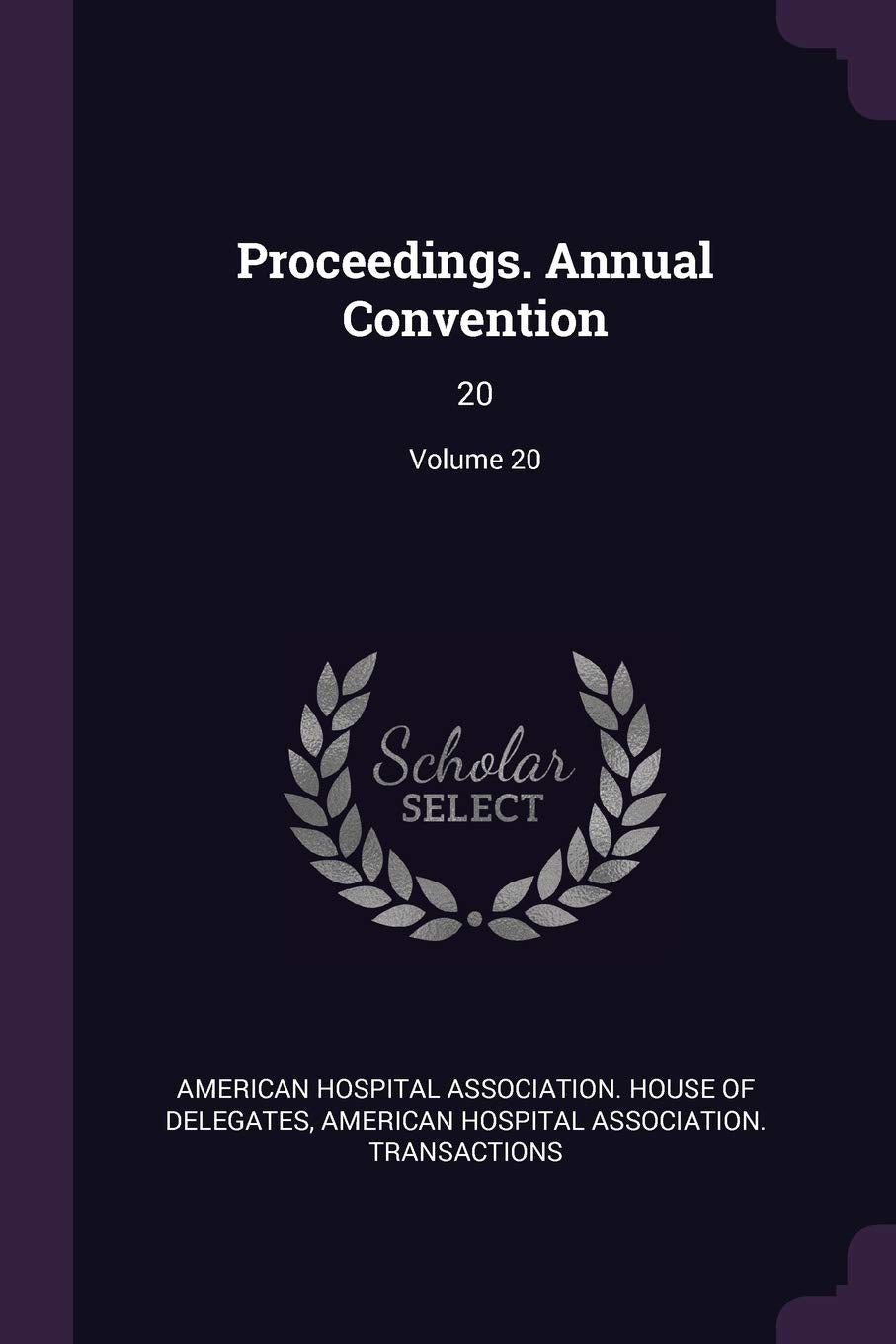 Proceedings. Annual Convention: 20; Volume 20 Politics & History