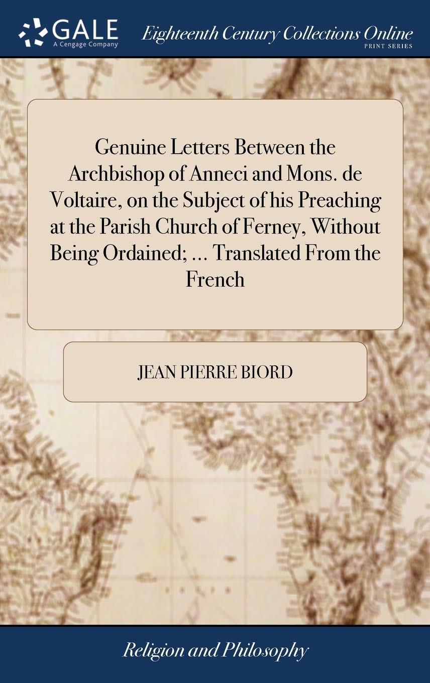 Genuine Letters Between the Archbishop O Philosophy