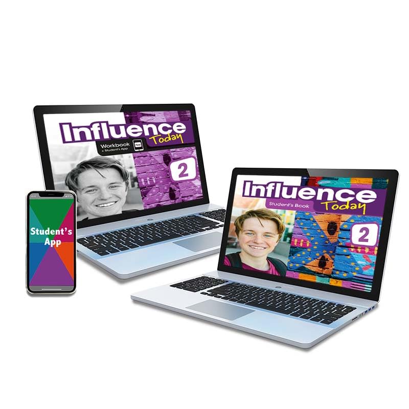 INFLUENCE TODAY 2 Student´s Book, Workbook & Student's App: libro y cuaderno digital & app Foreign Languages ​​& Dictionaries